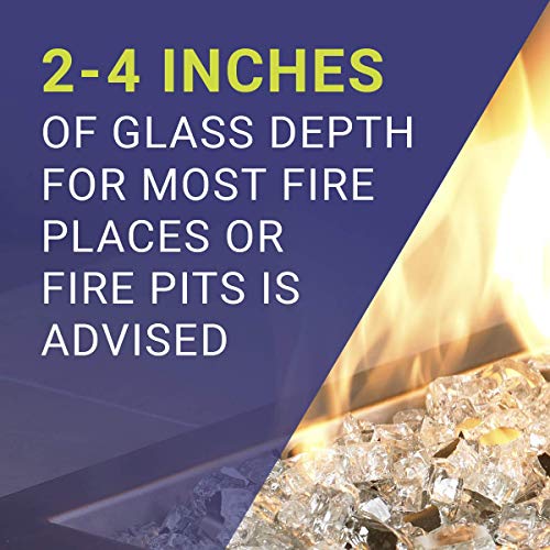 Image of 1 /4 inch Starfire Fire Glass, 20 lb. Bag