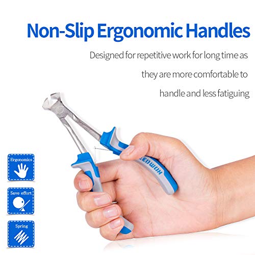 Image of SPEEDWOX 5-1 /2 Inches Long Reach End Nippers Mini End Cutting Pliers | Fine End Cutters, Precision Functional Wire Cutter, For Jewelry Making Carpenter Construction, Nail Remover