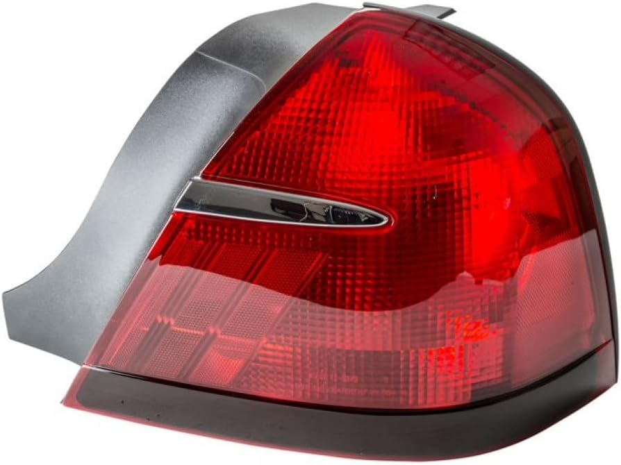 CarLights360 For Mercury Grand Marquis Tail Light 1998 1999 2000 2001 2002 Passenger Side For FO2819124 | F8MZ 13404 AA