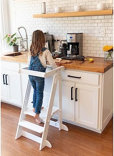 Amazon.com : Little Partners Learning Tower Foldable Toddler Tower Baby ...