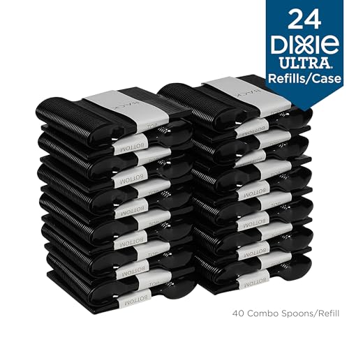 Image of Dixie SSS51 Spoon Refill, for SmartStock Dispenser, 960 /CT, Black