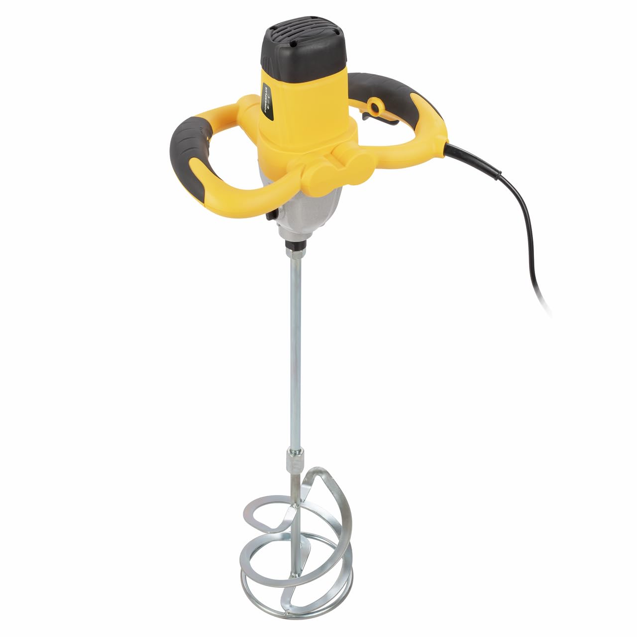 Powerplus Mezclador POWX0842-1600W, Mezclador de betón y pintura (180 min-1-460 min-1)