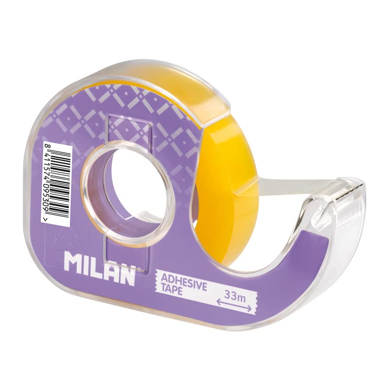 Pudełko wystawowe 36 dozowników taśma klejąca (przezroczysta żółta) 12 mm x 33 m MILAN®