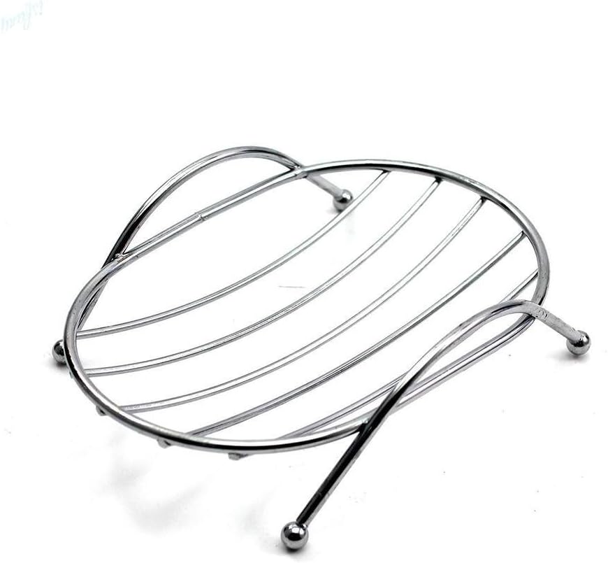 Juily Metal Oval Stainless Steel Soap Dishes Soap Container Disk Box Case Soap Holder Bathroom Travel