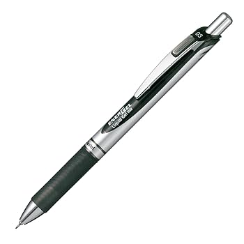 ぺんてる Pentel 20μ 銀メッキ シルバー ボールペン ノック式 廃番 Amazon | ぺんてる ボールペン ゲルインキ エナージェル ノック