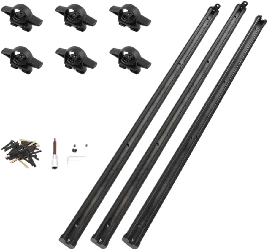 Tie Down Rails Compatible with JT 2020 2021 2022 2023 Load Trail Rail System 250 Lbs 82215956 82215631