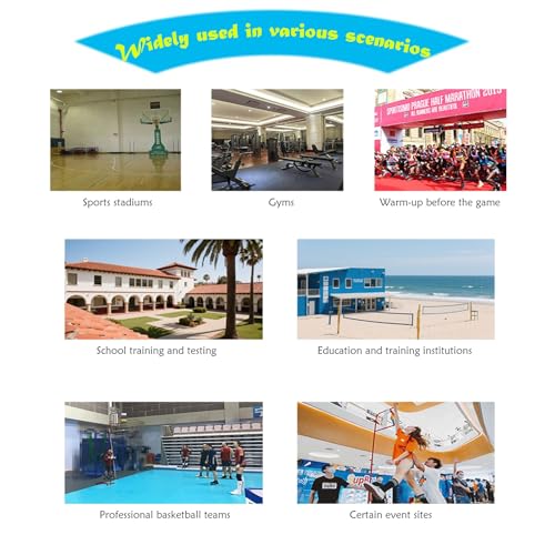 Medidor de altura de salto vertical ajustable para mejorar rendimiento en voleibol y baloncesto 4