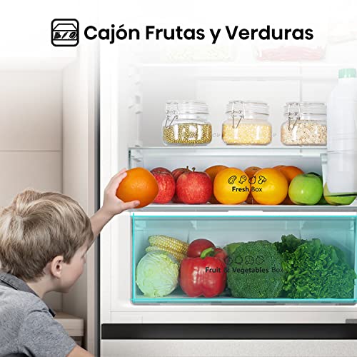 Hisense-RB390N4CW10-Frigorifico-Combi-No-Frost-Capacidad-Neta-300-L-185-cm-Alto-ECO-mode-Botellero-Silencioso-38-dBA
