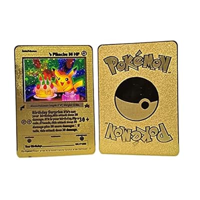 Pikachu's Birthday Surprise Card (Custom Metal Benin | Ubuy