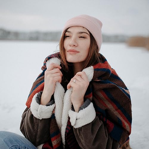 Image of ZOORON 1&2 Pack Beanie for Men Women Slouchy Beanie Hats Winter Knit Caps Soft Ski Hat Unisex