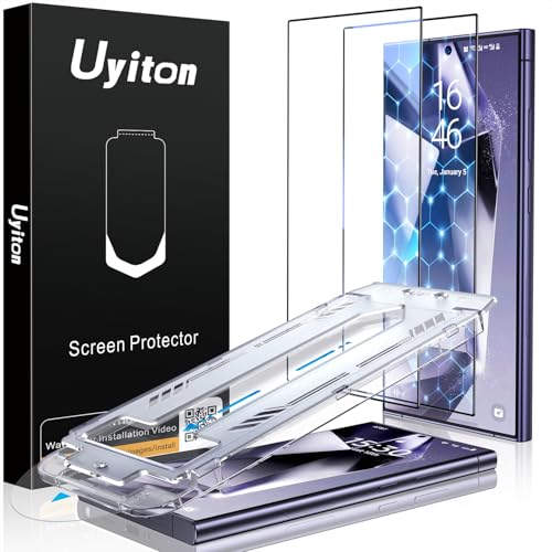 Uyiton UnBreak-Glass for Samsung Galaxy S24 Ultra Screen Protector, [Ultrasonic Fingerprint...