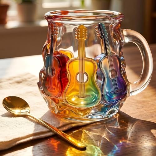Taza de café con forma de guitarra de 11 OZ miniatura 1