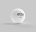 STAG ICONIC 1 Star Table Tennis Balls | 40mm ABS Durable TT Balls for Training, Tournaments & Recreational Play | Pack of 3 (White) gallery image