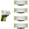 Replacement Heads for Philips One 1 Blade, Electric Shaver, Trimmer Blades for QP220/50, QP220/51, QP420/60, QP230/50 Models, 4-Pack