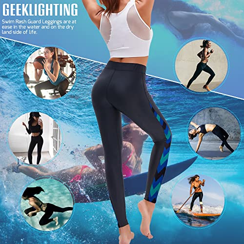 Swim Pants For Women Upf 50+ Long Swim Leggings Tights Spf Uv Protection Water Pants Diving Rash Guard Wetsuit #TOP4