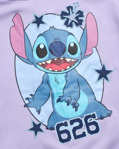 Image of Disney Lilo and Stitch Girls Cozy Fleece Zip Up Graphic Hoodie Sweatshirt | Soft Fleece Interior, Warm Without Bulk, Breathable Comfort, All-Day Wear