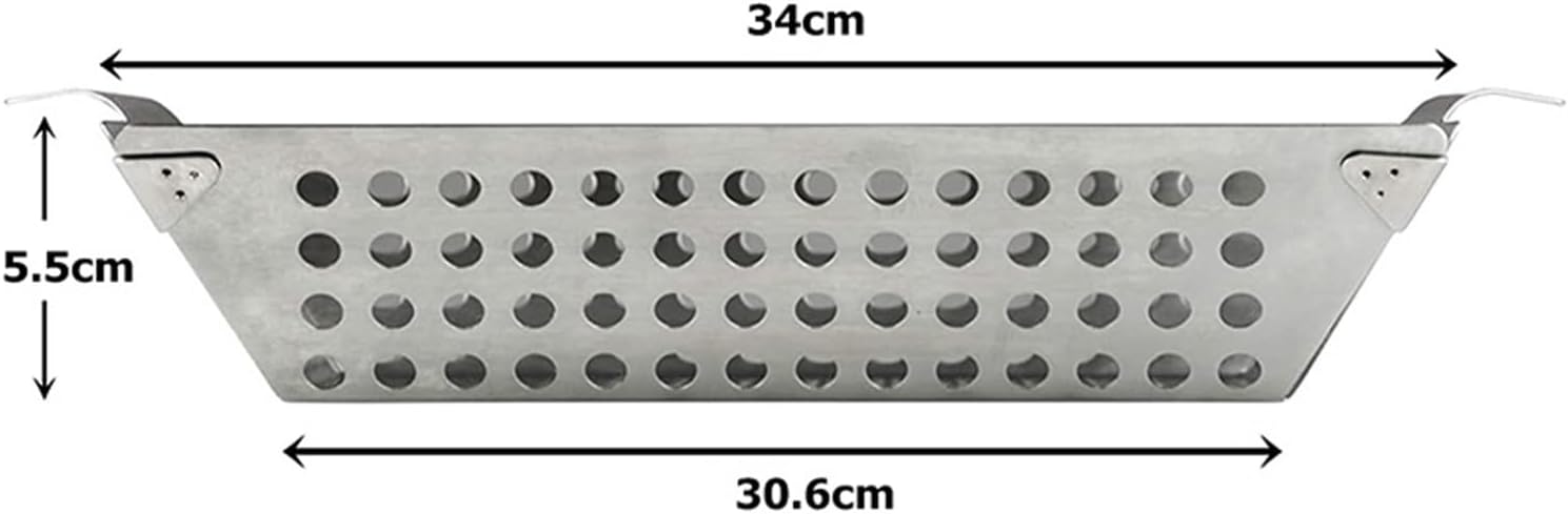 Compatible For LMETJMA Grill Basket For Veggies Stainless Steel Grilling Vegetable BBQ(12inch)