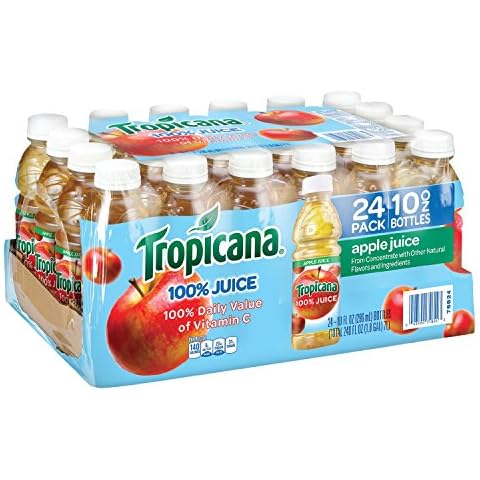 Tropicana Apple Juice, 10 oz., 24 Count Cover