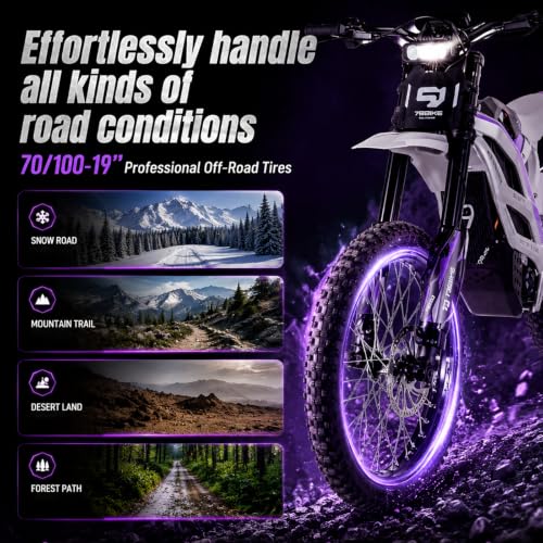 79EMOTOS 79BIKE Falcon-PRO Electric Dirt Bike for Adults, 72V 35Ah - Image 3