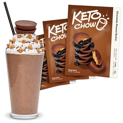Keto Chow Chocolate Peanut Butter - Keto Meal Replacement Shake