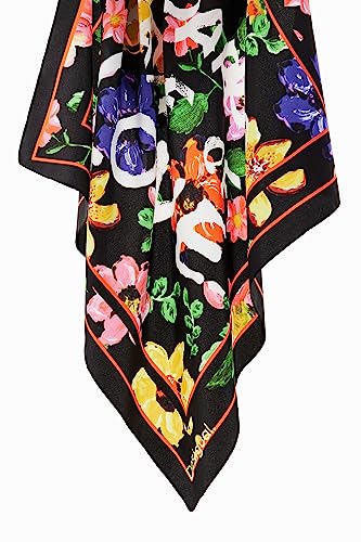 Desigual Floral Square Scarf4