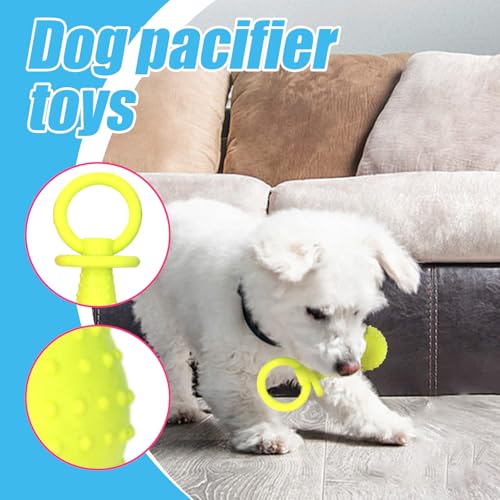 Generisch Hundeschnuller Spielzeug | Kauspielzeug Aus Naturkautschuk Für Hunde & Welpen,Interaktiver Beruhigender Kauartikel Mit Ergonomischem Design Für Zuhause & Park