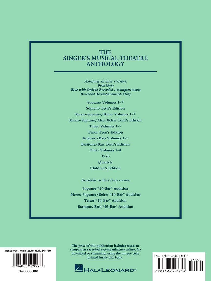 The Singer's Musical Theatre Anthology: Tenor Book (2)