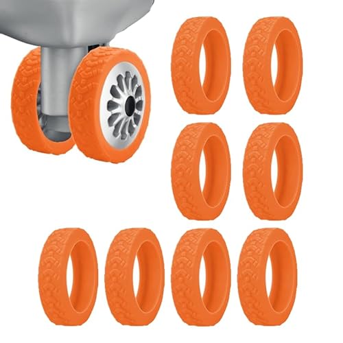 8 Fundas Para Ruedas De Equipaje, Fundas Protectoras De Ruedas De Maleta, Fundas De Silicona Para Ruedas Equipaje Mano, Fundas De Ruedas Giratorias Para La Mayoría De 8 Ruedas Giratorias Naranja 8 Fundas Para Ruedas De Equipaje, Fundas Protectoras De Ruedas De Maleta, Fundas De Silicona Para Ruedas Equipaje Mano, Fundas De Ruedas Giratorias Para La Mayoría De 8 Ruedas Giratorias Naranja