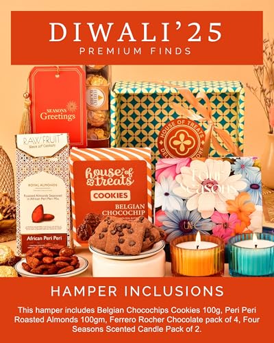Image of Hyperfoods Diwali Gifts for Family and Friends Gift Hamper Diwali Gifts for Employees Corporate Gifts for Employees Chocolate Gift Hampers Gift Hampers Box Corporate Gift Cookies Gift Hamper