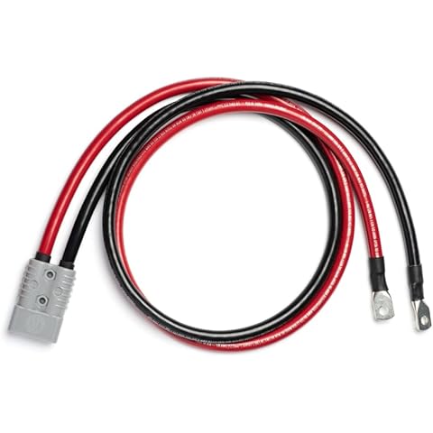 Spartan Power 2 AWG 1 Foot Battery Cable Quick Connector SP120A and 3/8" Ring Terminal Cover