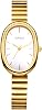 Avaner Women's Ultra-Thin Oval Watches: Stainless Steel Slim Strap Small Face Ladies Elegant Dress Wrist Watches