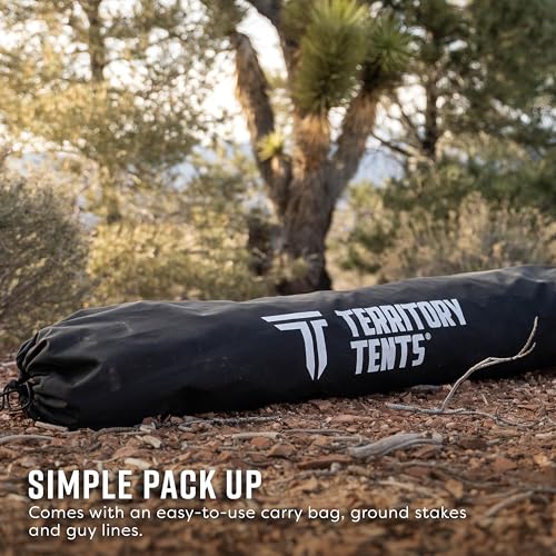 Territory Tents® Jet Set Privacy Shower Tent, Jet Set Framework, sin ensamblaje, ducha portátil para camping, tienda de privacidad, 78” x 62” x 62”, PT100DB miniatura 6