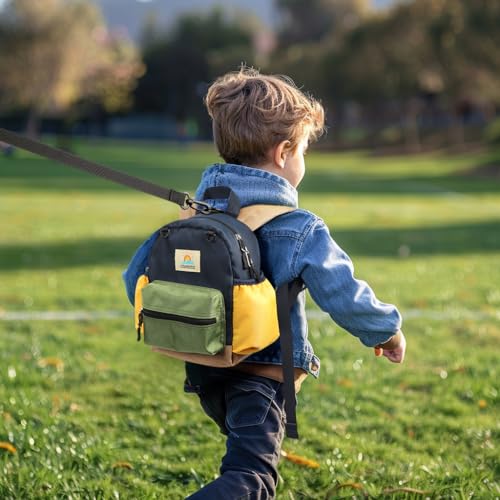 Image of STEAMEDBUN Backpack Leash for Toddlers 1-3: Baby Backpack with Leash for Boys Girls - Anti-Lost Harness for Walking