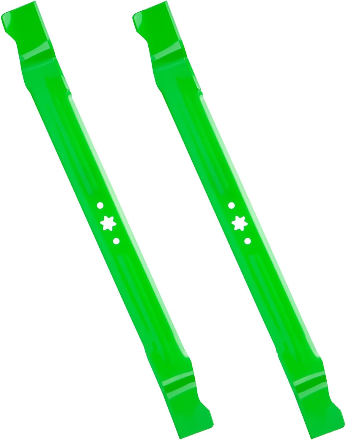 942-04385 30 Inch Blade for Troy Bilt TB30 TR30 TB30R Cub Cadet CC30 CC30H Craftsman R1000 RER1000 R1500 742-04385 30'' Deck 6-Point Star 2-in-1 Mower Blade, 2 PCS