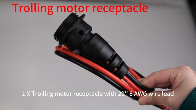 Amazon.com: 1865120 MKR-28 Trolling Motor Plug and Receptacle