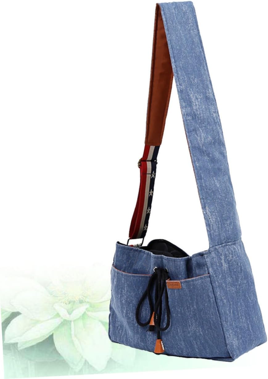 Pet Carrier Bag Sling Shoulder Outdoor Travel Bag Machine Washable Polyester Cotton Hands-Free Dog Cat Carrier for Pet Pouch