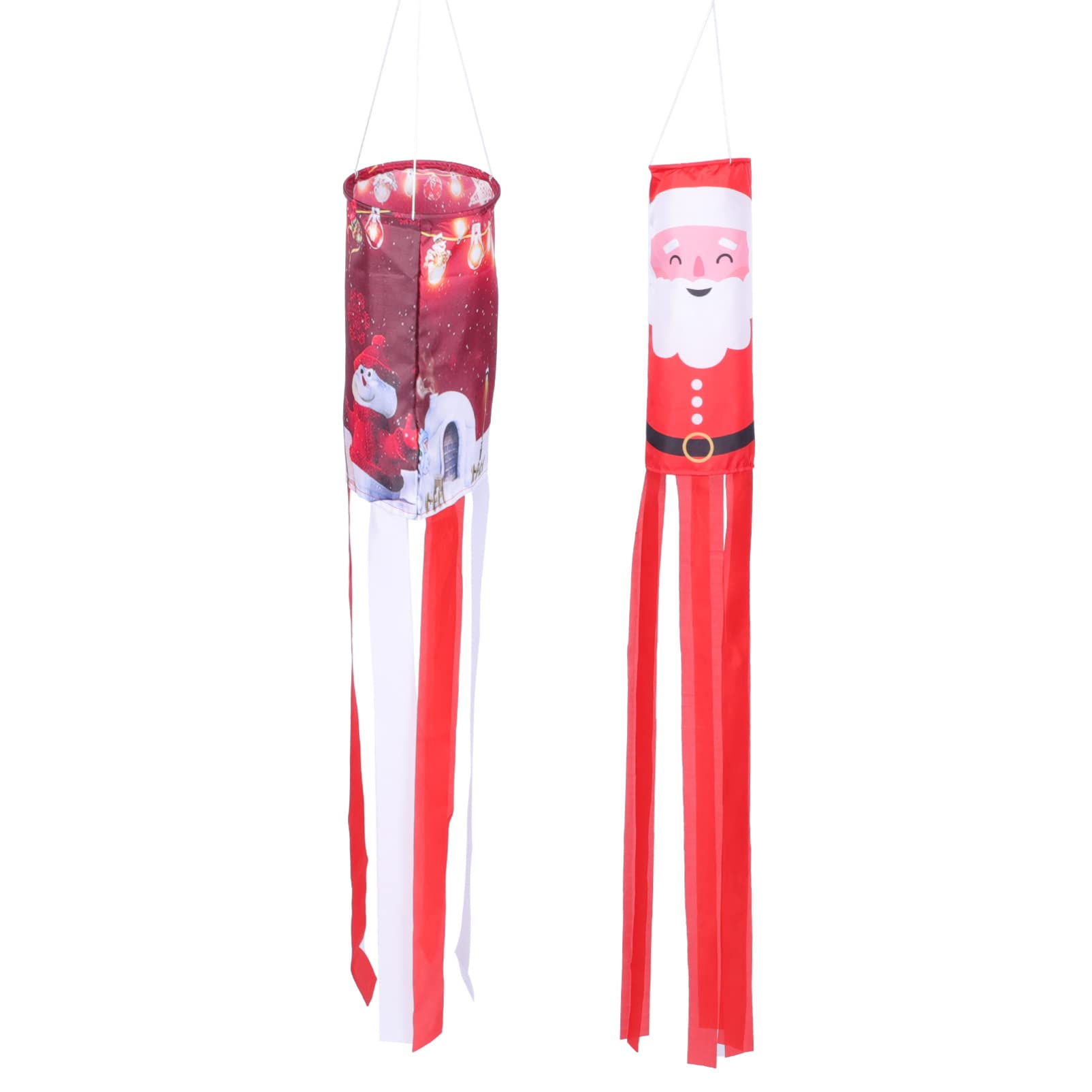 Drapeaux décor de Noël extérieurs pour raviver un jardin triste avec des couleurs
