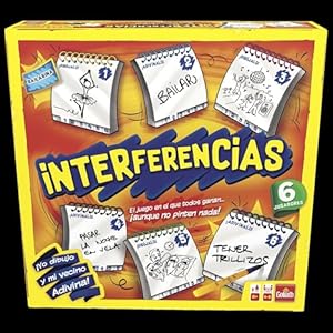 Goliath Interferencias, Juego de Mesa A Partir 8 Años, Divertido y Rápido Juego de Dibujo de 4 a 6 Jugadores, Juegos de Mesa Adulto, Dibuja y Adivina los Conceptos Dibujados