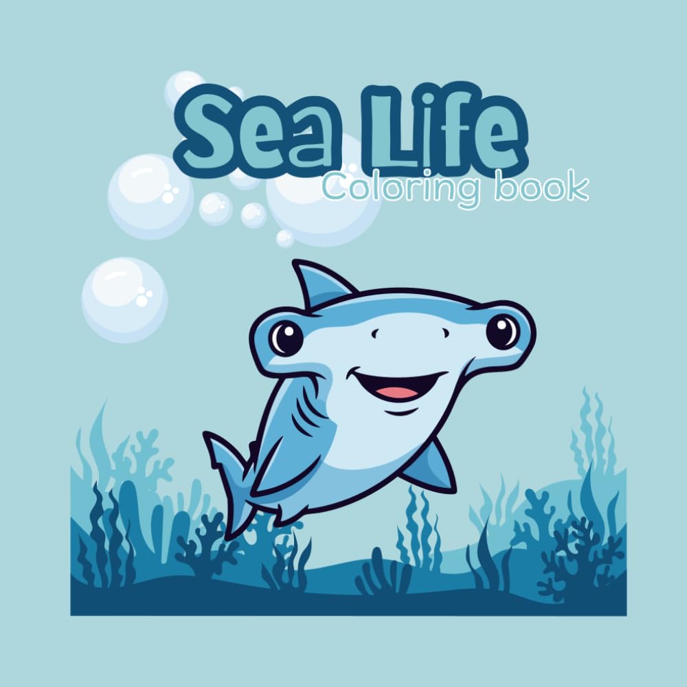 Deep Sea Fun: Ocean Coloring Book - Bold and Easy
