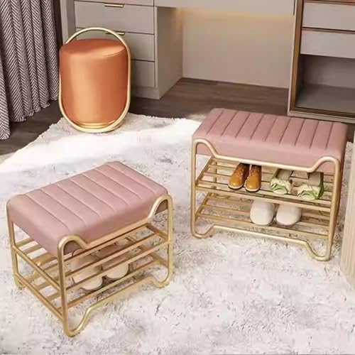 Meuble chaussures chic en métal pour optimiser votre entrée