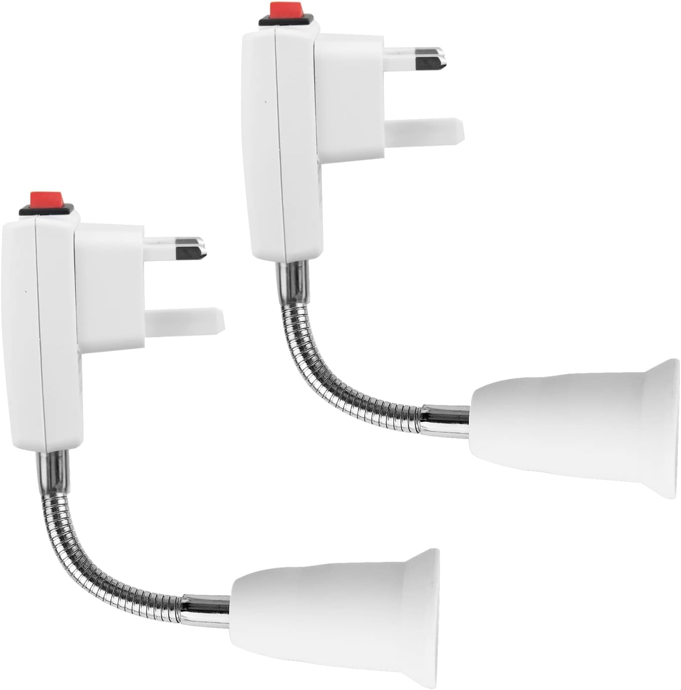 CYIOU 2pcs E27 Lamp Holder E27 Socket Holder Flexible Lamp Holder 360