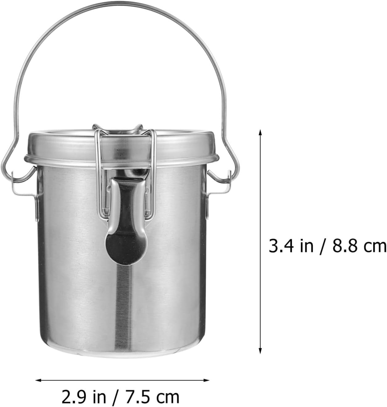 Stainless Steel Paint Brush Cleaner with Lid, Oil Paint Brush Barrel