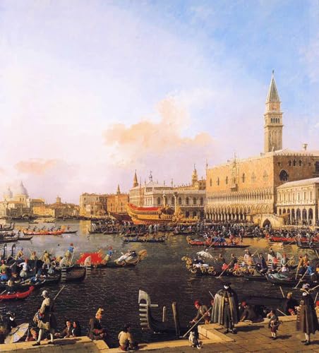 Affiche Venise Bacino di San Marco impression prints toile murale 60x90cm