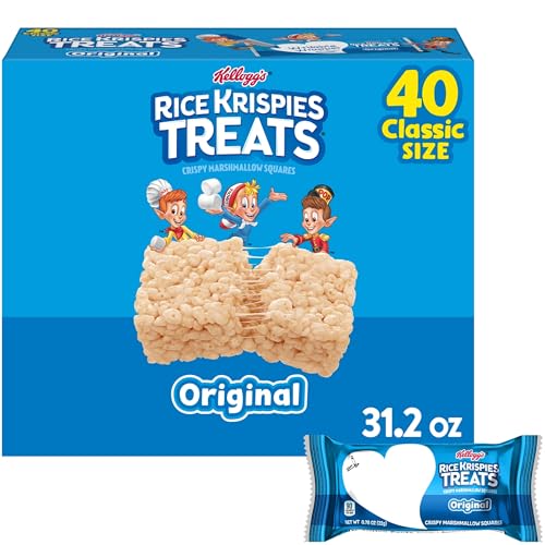 Rice Krispies Treats Crispy Marshmallow Squares, Kids Snacks, Sna...
