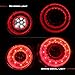 AKKON - For 2009-2017 Nissan GTR GT-R R35 Skyline Both Sides LED Tail Lights Lamp Set - Red Clear Lens