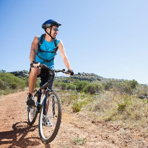 Protector para zapatos de ciclismo POPETPOP para exteriores - resistente al viento y antideslizante, ideal para ciclismo de montaña, mantiene los pies cálidos y secos, color negro miniatura 5