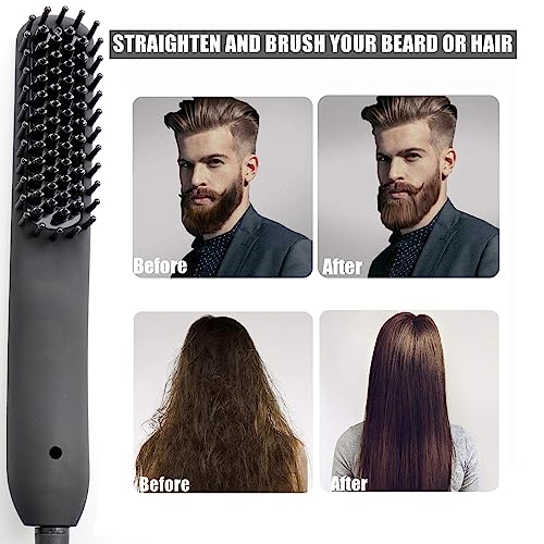 Cepillo térmico para barba BenRich con pantalla LCD miniatura 2