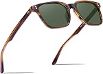 CARFIA Classic Square Polarized Mens Sunglasses UV400 Protection for Driving Fishing Hiking Golf Shades CA5354L