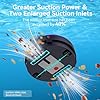 Poolease X1 Cordless Pool Cleaner Robot, Robotic Pool Vacuum for Above/In Ground Pool, 45W Dual-Motor, Self-Parking, Enhanced with 2L Debris Capacity (Dark Blue and Purple)