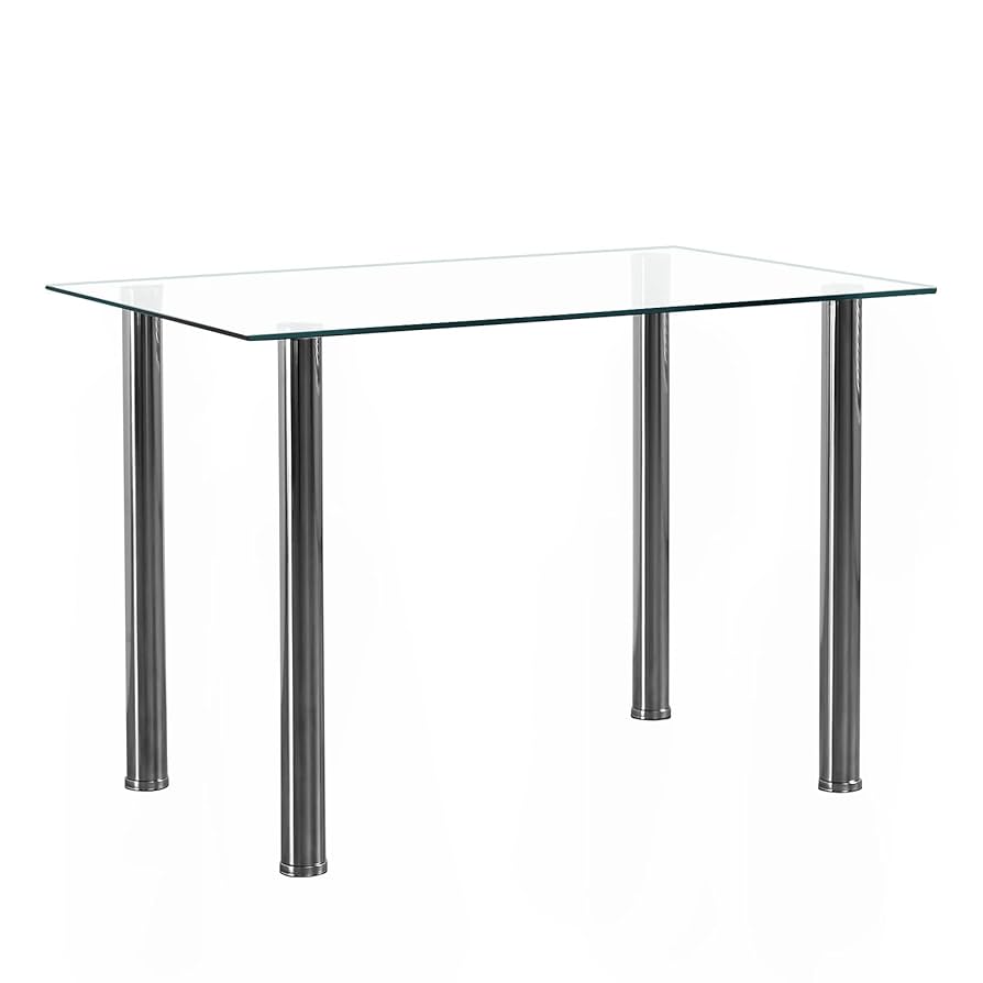 Amazon.com - Karl Home Modern Tempered Glass Dining Table